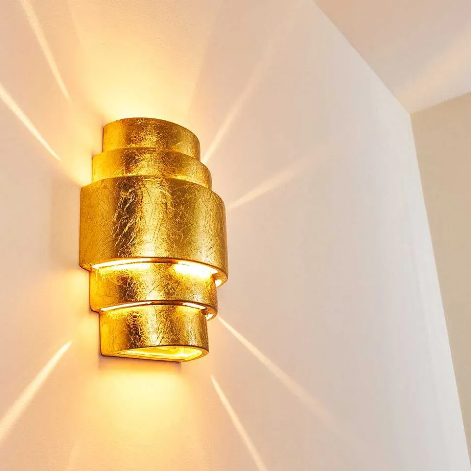 Applique Murale Handan Or, 1 Lumiere