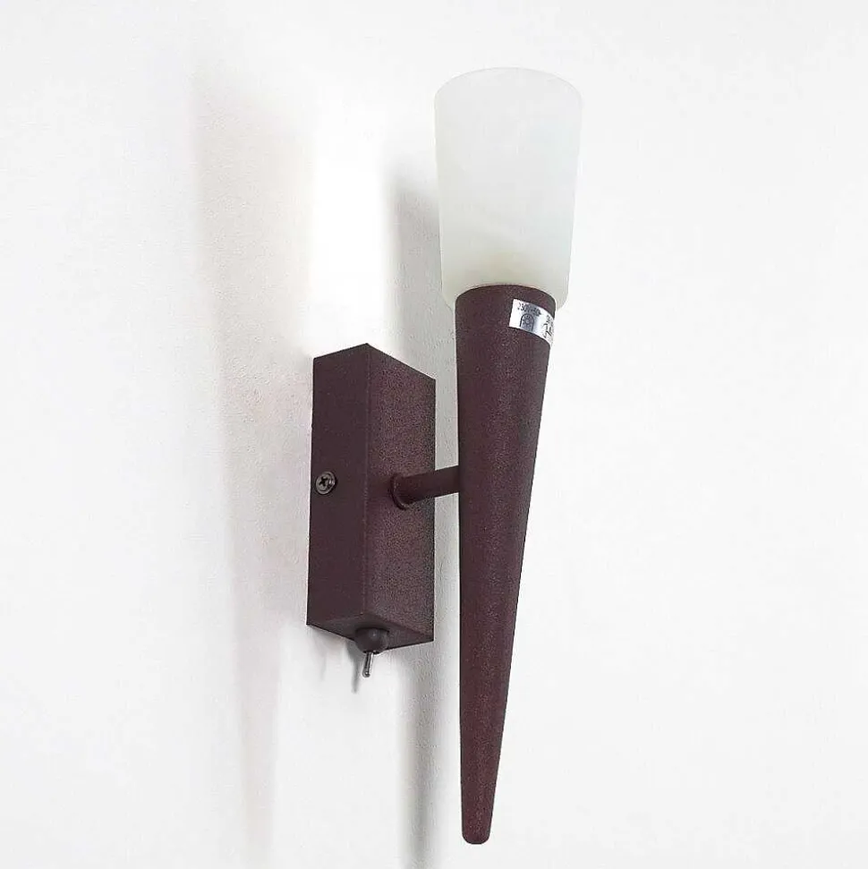 Applique Murale Kundi Rouille, 1 Lumiere