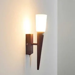 Applique Murale Kundi Rouille, 1 Lumiere