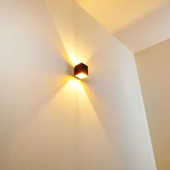 Applique Murale Laforsen Or, Noir, 1 Lumiere