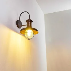 Applique Murale Lappo Rouille, 1 Lumiere