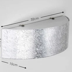 Applique Murale Lesina L Argente, 2 Lumieres