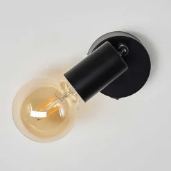 Applique Murale Maidford Noir, 1 Lumiere