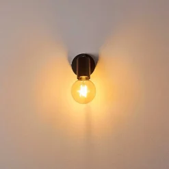 Applique Murale Maidford Noir, 1 Lumiere