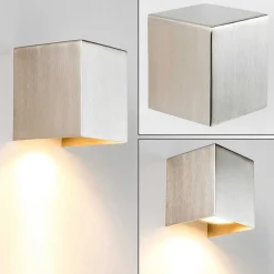 Applique Murale Matera Nickel Mat, 1 Lumiere