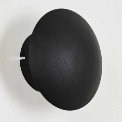 Applique Murale Mezia Led Noir, 1 Lumiere