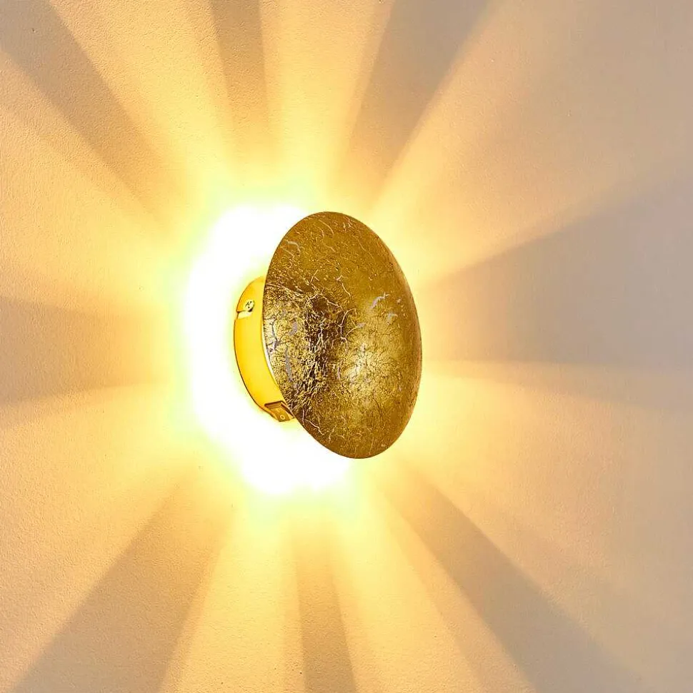 Applique Murale Mezia Or, 1 Lumiere