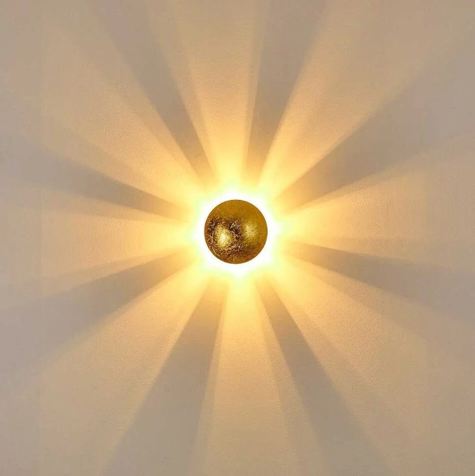 Applique Murale Mezia Or, 1 Lumiere