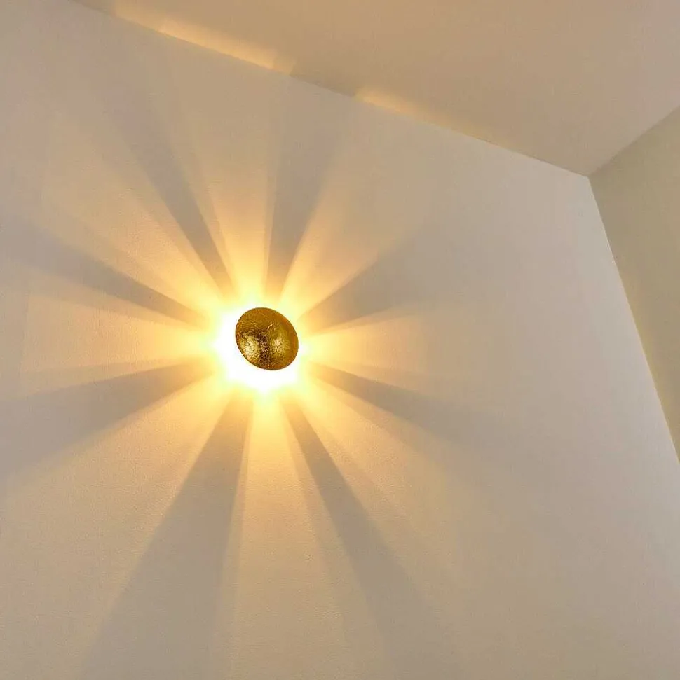 Applique Murale Mezia Or, 1 Lumiere