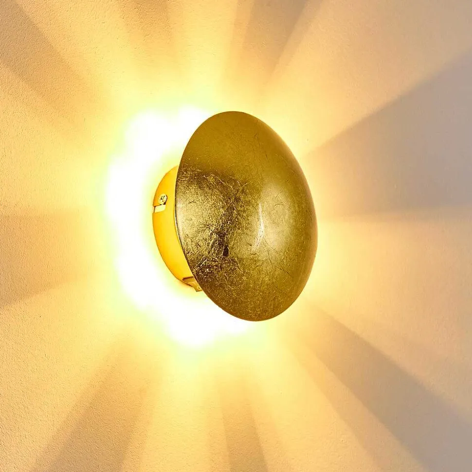 Applique Murale Mezia Or, 1 Lumiere