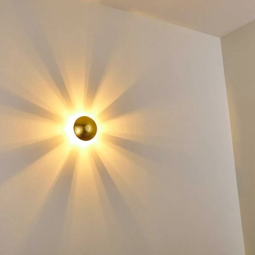 Applique Murale Mezia Or, 1 Lumiere