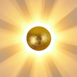 Applique Murale Mezia Or, 1 Lumiere