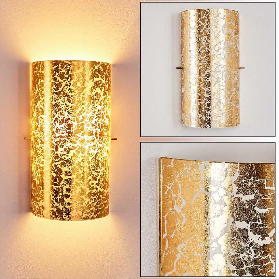 Applique Murale Modica Or, 1 Lumiere