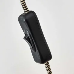 Applique Murale Montgomery Bois Fonce, Noir, 1 Lumiere