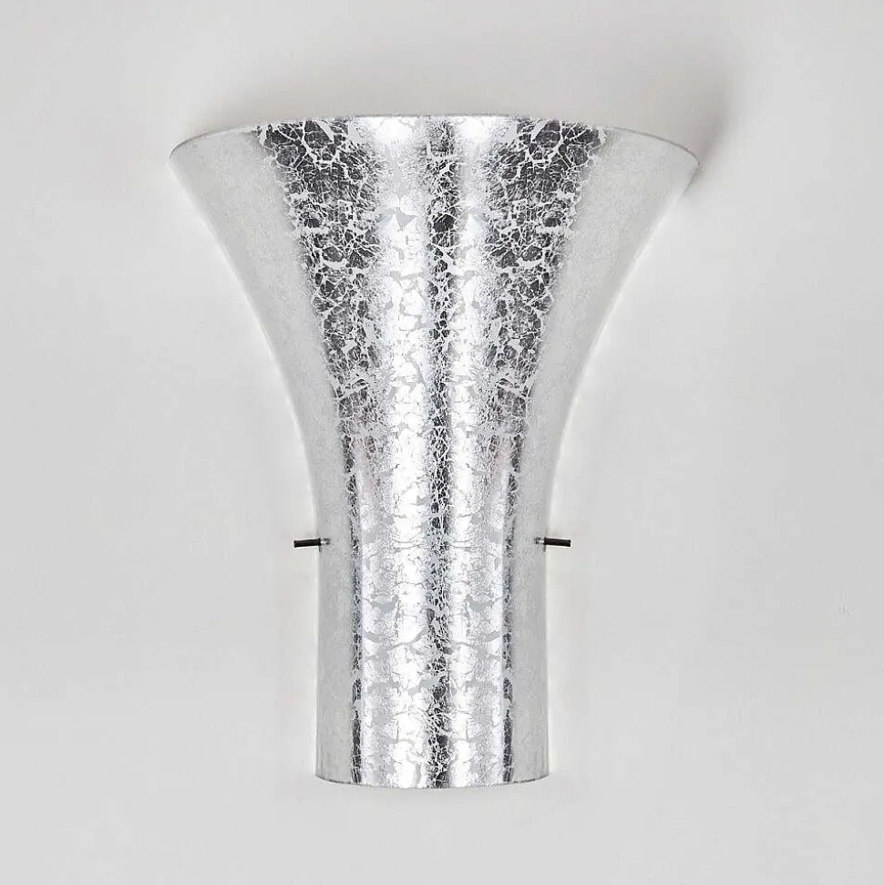 Applique Murale Nerola Argente, 1 Lumiere