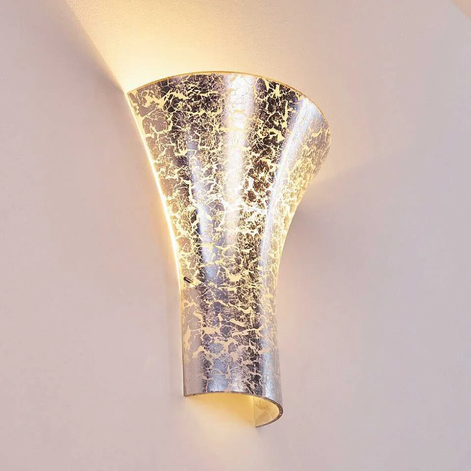 Applique Murale Nerola Argente, 1 Lumiere