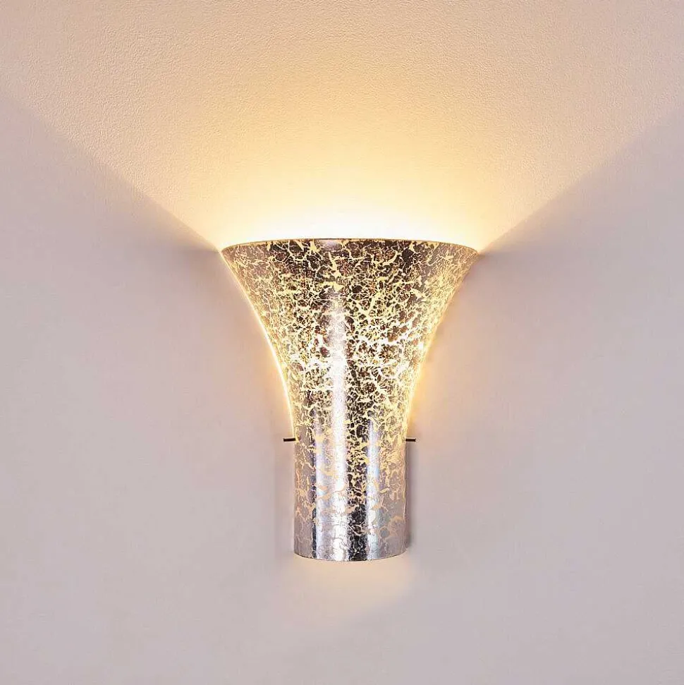 Applique Murale Nerola Argente, 1 Lumiere