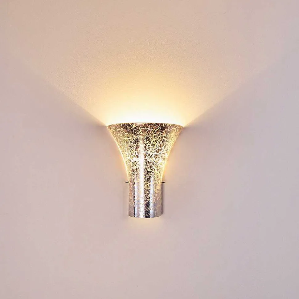 Applique Murale Nerola Argente, 1 Lumiere