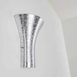 Applique Murale Nerola Argente, 1 Lumiere