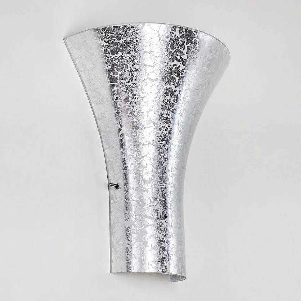 Applique Murale Nerola Argente, 1 Lumiere