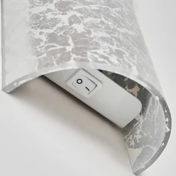 Applique Murale Nerola Argente, 1 Lumiere