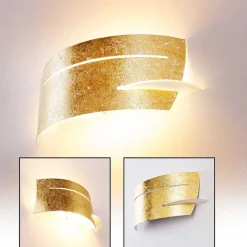 Applique Murale Novara Or, 1 Lumiere