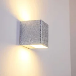 Applique Murale Olbia Led Argente, 1 Lumiere