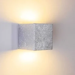 Applique Murale Olbia Led Argente, 1 Lumiere