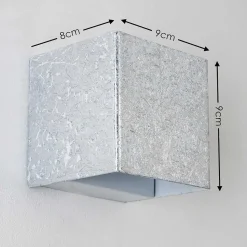 Applique Murale Olbia Led Argente, 1 Lumiere