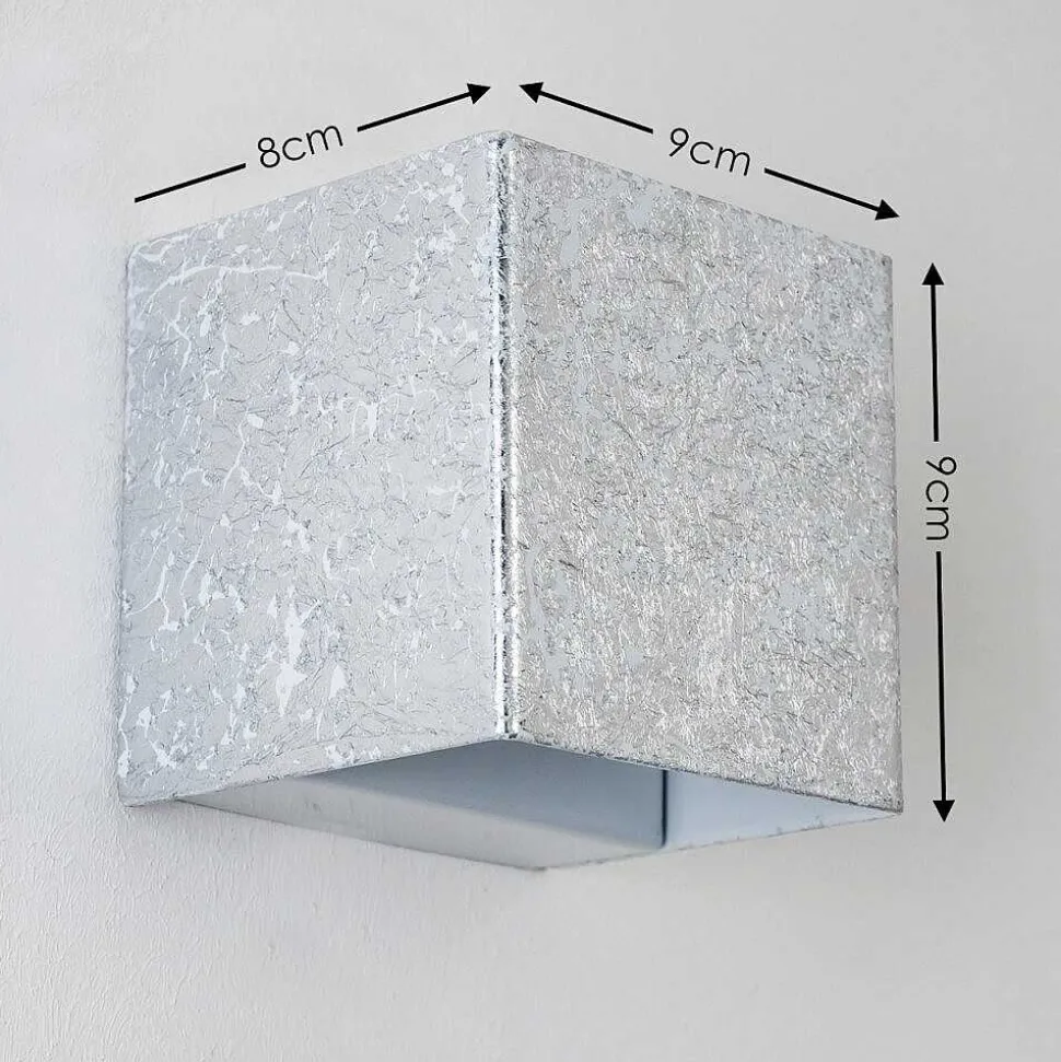 Applique Murale Olbia Led Argente, 1 Lumiere