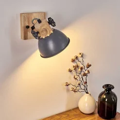 Applique Murale Orny Bois Clair, 1 Lumiere