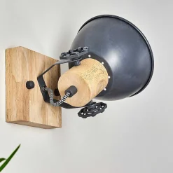 Applique Murale Orny Bois Clair, 1 Lumiere