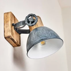 Applique Murale Orny Bois Clair, 1 Lumiere