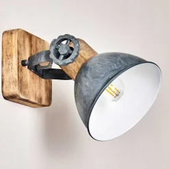 Applique Murale Orny Bois Clair, 1 Lumiere