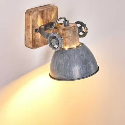 Applique Murale Orny Bois Clair, 1 Lumiere