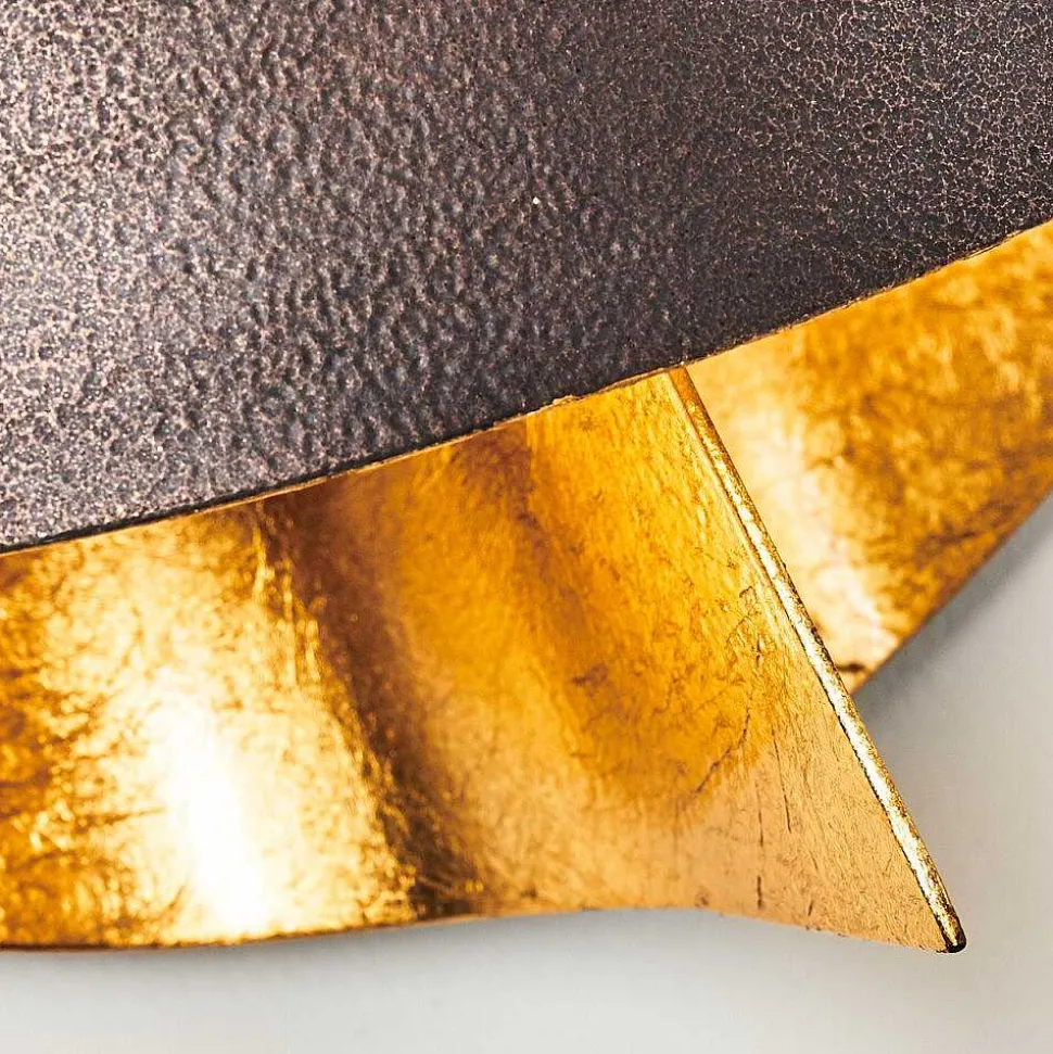 Applique Murale Padua Brun Dore, 2 Lumieres