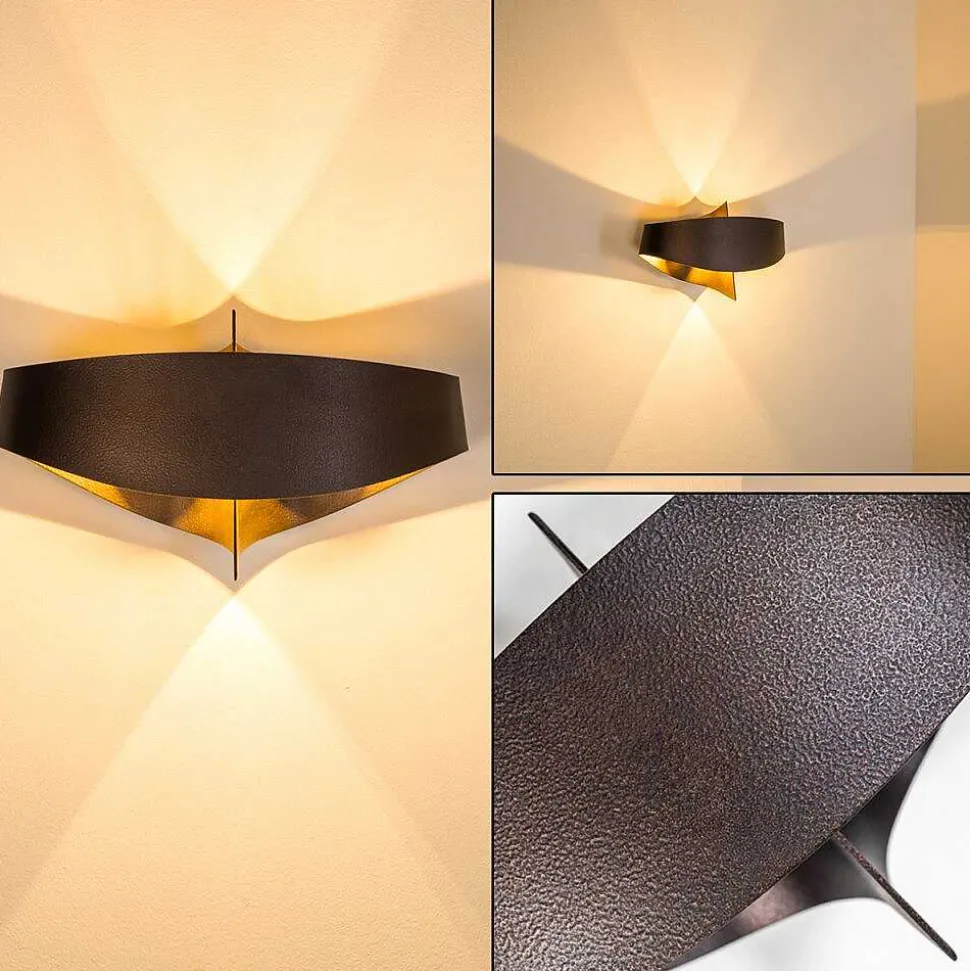 Applique Murale Padua Brun, 2 Lumieres