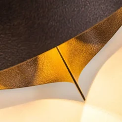 Applique Murale Padua Led Brun, 2 Lumieres