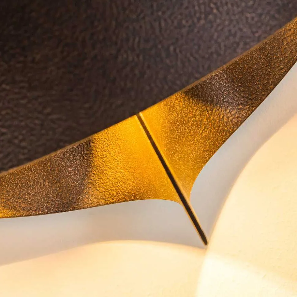 Applique Murale Padua Led Brun, 2 Lumieres