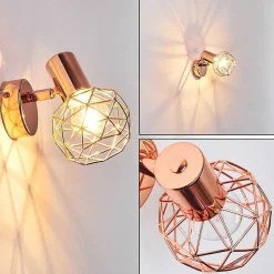 Applique Murale Palmira Cuivre, 1 Lumiere