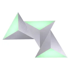 Applique Murale Paul Neuhaus Neuhaus Q-Tetra Satellit Led Nickel Mat, 1 Lumiere, Telecommandes