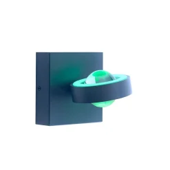 Applique Murale Paul Neuhaus Q-Mia Led Anthracite, 2 Lumieres, Telecommandes