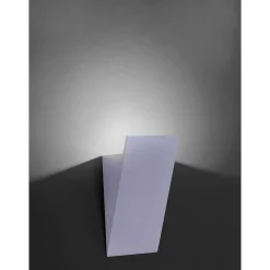 Applique Murale Paul Neuhaus Q-Wedge Led Aluminium, 1 Lumiere, Telecommandes, Changeur De Couleurs