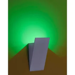 Applique Murale Paul Neuhaus Q-Wedge Led Aluminium, 1 Lumiere, Telecommandes, Changeur De Couleurs