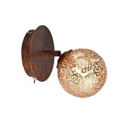 Applique Murale Paul Neuhaus Greta Rouille, 1 Lumiere