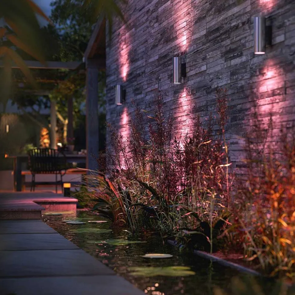 Applique Murale Philips Hue White And Color Ambiance Appear Led Argente, 2 Lumieres