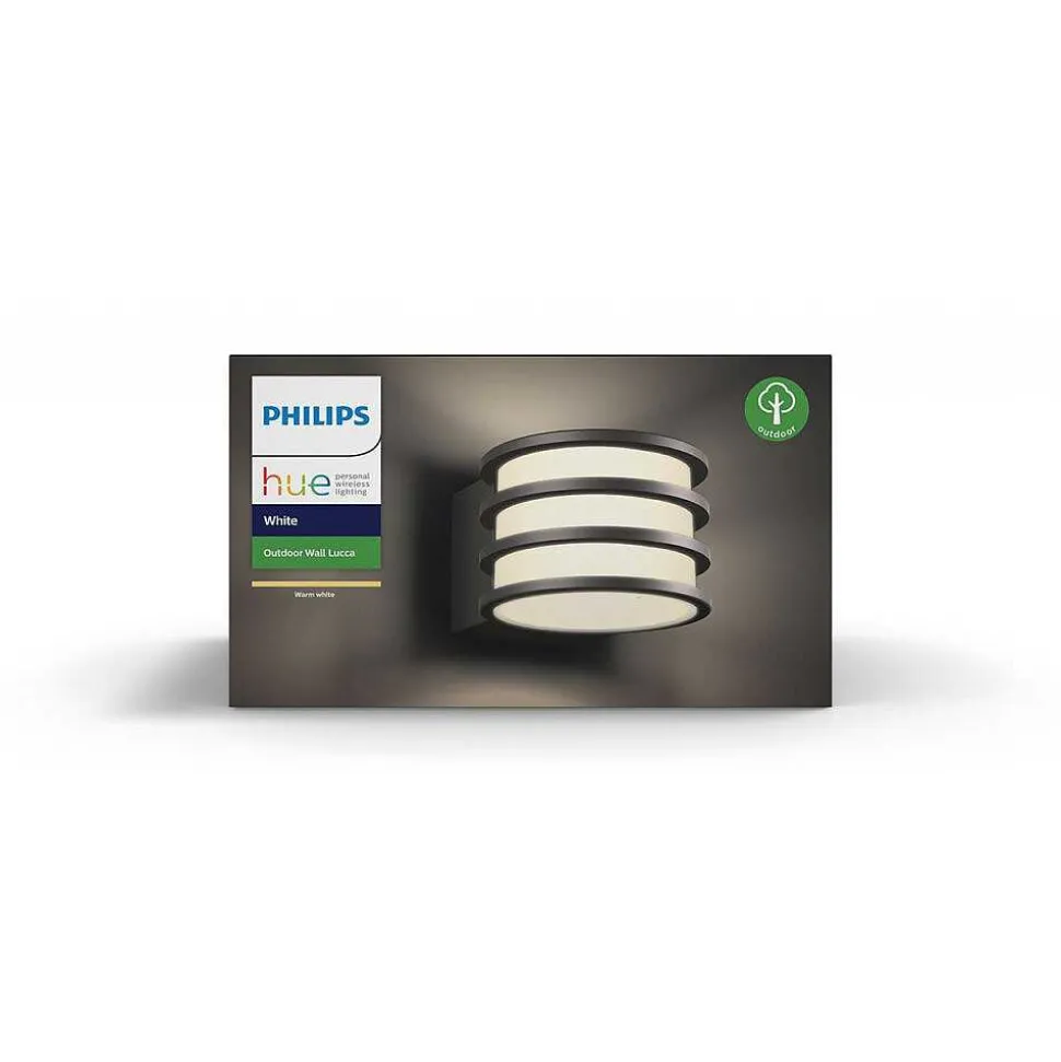 Applique Murale Philips Hue White Lucca Anthracite, 1 Lumiere
