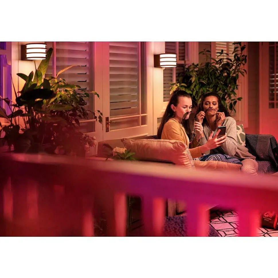 Applique Murale Philips Hue White Lucca Anthracite, 1 Lumiere