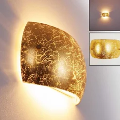 Applique Murale Pilar Or, 2 Lumieres