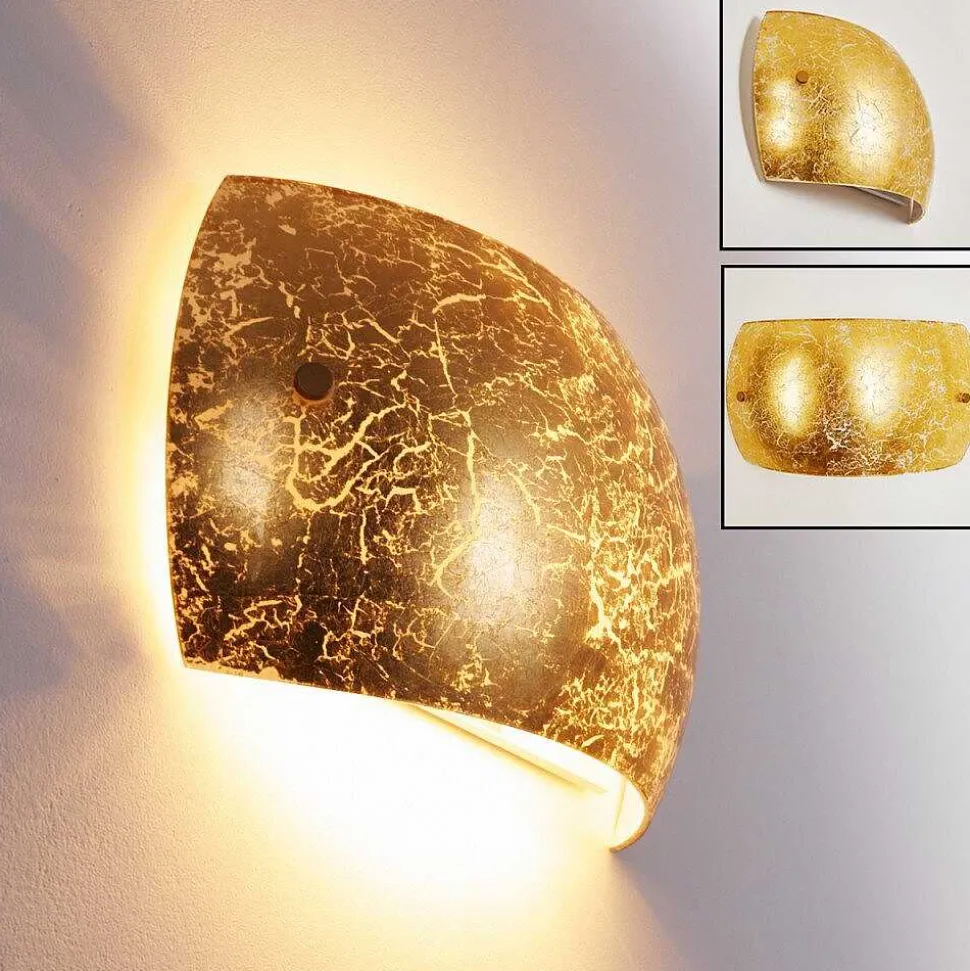 Applique Murale Pilar Or, 2 Lumieres